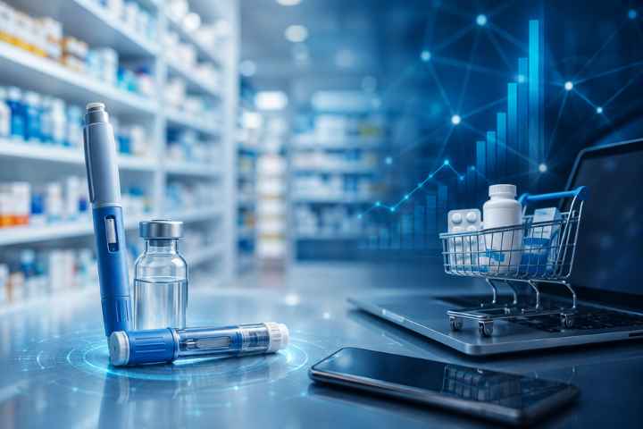Varejo farmacêutico registra avanço de GLP-1 e consolidação dos canais digitais